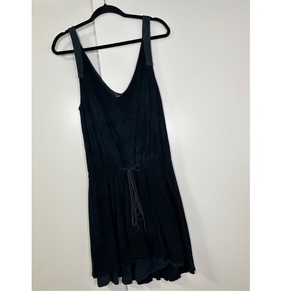 Gypsy 05 Navy Blue Boho Mini Dress Size S – Silk Blend, Festival Style Y2k - Picture 1 of 8
